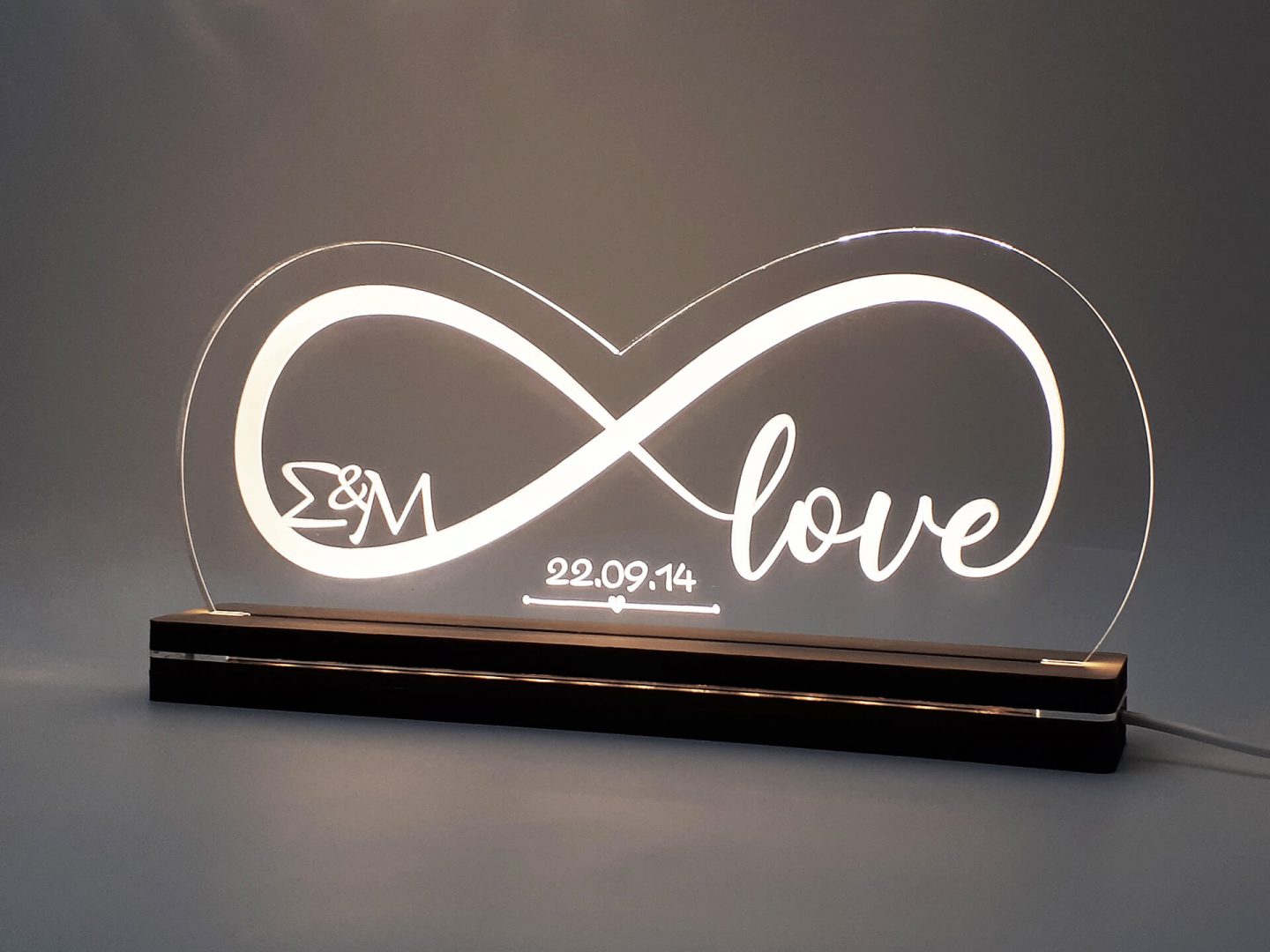 Φωτιστικό led “love Infinity”